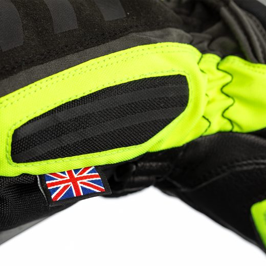 RUKAVICE RST STORM CE WP / 2717 - ŽLUTÁ - NEPROMOKAVÉ RUKAVICE - NA MOTORKÁŘE