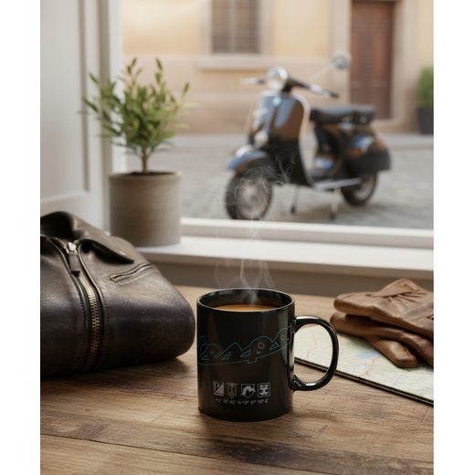 HRNEČEK VESPA - ČERNÁ - DÁRKY PRO FANOUŠKY VESPA - NA MOTORKÁŘE