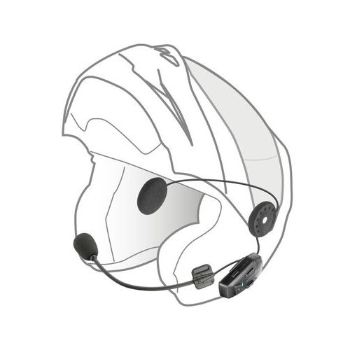 BLUETOOTH HEADSET PRO UZAVŘENÉ A OTEVŘENÉ PŘILBY INTERPHONE U-COM7R, TWIN PACK - INTERKOMY - NA MOTORKÁŘE