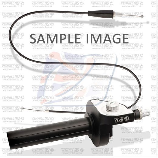 PLYNOVÁ RUKOJEŤ (RYCHLOPAL) 600A VENHILL K01-4-039/9-BK VČETNĚ LANKA - GRIPY A RUKOJETI - NA MOTORKU