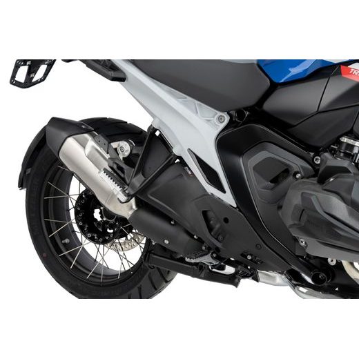 ZADNÍ SPOILERY PUIG 22430C KARBONOVÝ VZHLED - PLEXI ŠTÍTY - NA MOTORKU