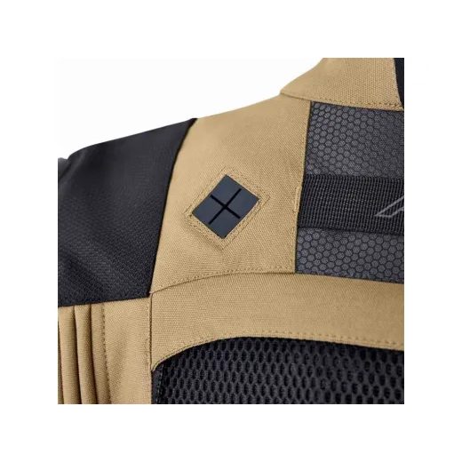 PÁNSKÁ TEXTILNÍ BUNDA - RST 103599 PRO SERIES ADVENTURE D3O TEXTILE JACKET - PÍSKOVÁ - TEXTILNÍ BUNDY - NA MOTORKÁŘE