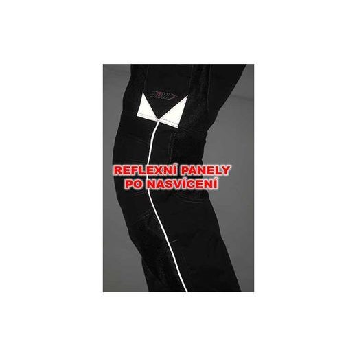 LETNÍ CESTOVNÍ TEXTILNÍ KALHOTY MBW AIR - ČERNÉ, PÁNSKÉ I DÁMSKÉ - TEXTILNÍ KALHOTY - NA MOTORKÁŘE