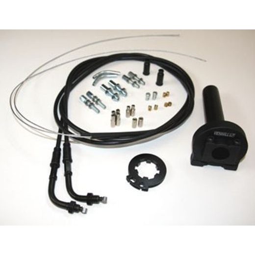 PLYNOVÁ RUKOJEŤ (RYCHLOPAL) VČETNĚ LANKA VENHILL U01-4-888 - GRIPY A RUKOJETI - NA MOTORKU