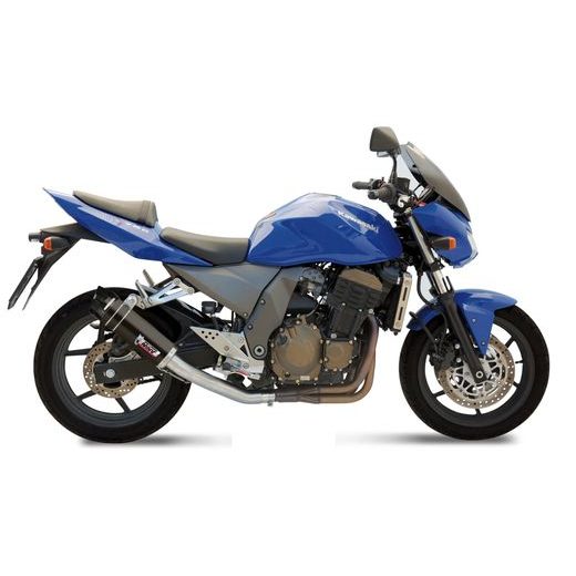 KONCOVKA VÝFUKU MIVV GP K.011.LXBC ČERNÝ S UHLÍKOVOU KONCOVKOU - KONCOVKY VÝFUKU - NA MOTORKU