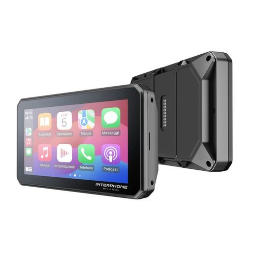 INTERPHONE DISPLEJ BMW - APPLE CARPLAY A ANDROID AUTO PRO MOTOCYKLY - INTERPHONE RIDESYNC - NA MOTORKU