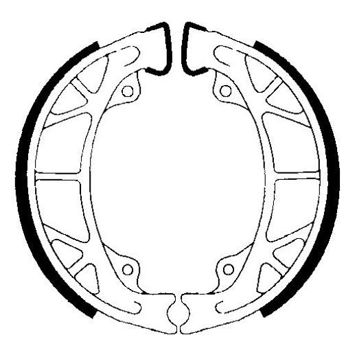 BRZDOVÉ ČELISTI FERODO 225129236 - BRZDY - NA MOTORKU