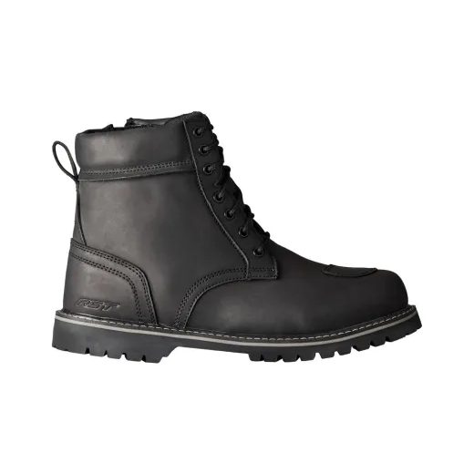 PÁNSKÉ BOTY - RST 103576 ROADSTER WATERPROOF BOOT - ČERNÉ - KOŽENÉ BOTY - NA MOTORKÁŘE