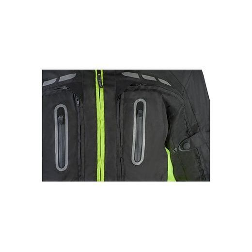 BUNDA NA MOTOCYKL MBW NEAT ČERNO-ŽLUTÁ PÁNSKÁ - TEXTILNÍ KALHOTY - NA MOTORKÁŘE