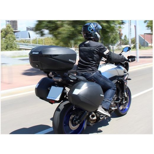 SHAD VRCHNÍ KUFR NA MOTORKU SHAD SH58X KARBON (ROZŠIŘITELNÝ KONCEPT) - HORNÍ KUFRY - NA MOTORKU