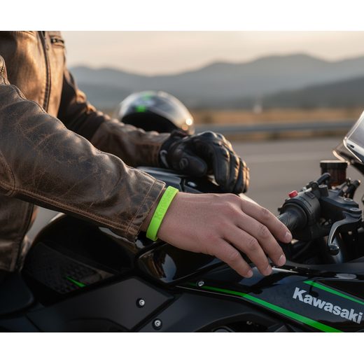KAWASAKI NÁRAMEK NA ZÁPĚSTÍ - 🎁 DÁRKY PRO MOTORKÁŘE - NA MOTORKÁŘE