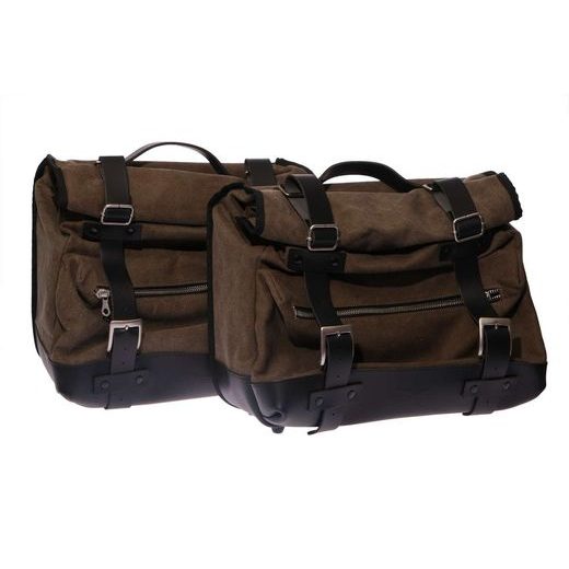 SEITENTASCHEN "CANVAS" SEGELTUCH FÜR MG V7 BIS E5 - BRAŠNY - NA MOTORKU