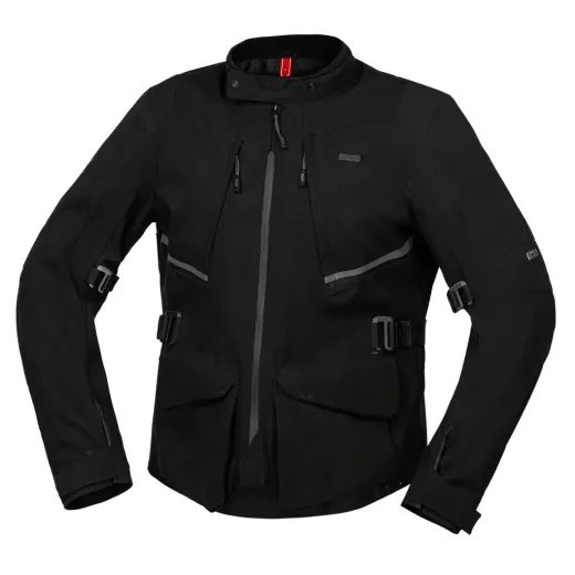 BUNDA S LAMINOVANOU MEMBRÁNOU IXS TOURSTER-STX 1.0 X2-111405 ČERNÁ - PRODLOUŽENÁ - ENDURO BUNDY - NA MOTORKÁŘE