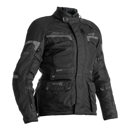 DÁMSKÁ TEXTILNÍ BUNDA RST PRO SERIES ADVENTURE-X CE / JKT 2380  - ČERNÁ