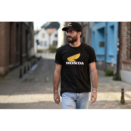 HONDA TRIČKO VINTAGE - ČERNÉ - DÁRKY PRO FANOUŠKY HONDA - NA MOTORKÁŘE