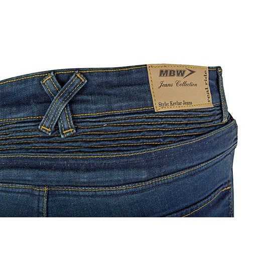 KEVLAROVÉ DŽÍNY NA MOTORKU MBW JOE MODRÉ PÁNSKÉ - KEVLAROVÉ KALHOTY - NA MOTORKÁŘE