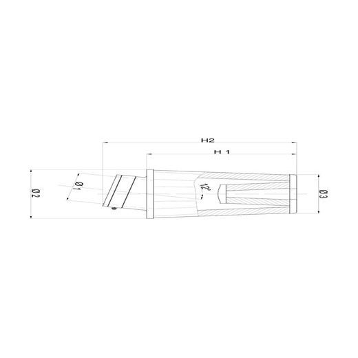 TWIN CONICAL AIR FILTER BMC FBTS50-150 METAL TOP