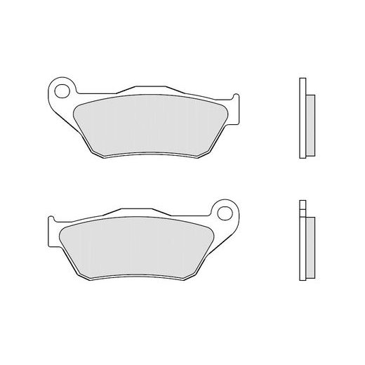 BRZDOVÉ DESTIČKY BREMBO 07065 BRZDOVÉ DESTIČKY PRO SKÚTRY CC