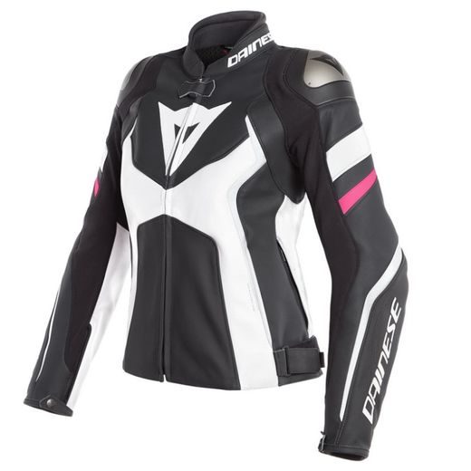 KOŽENÁ BUNDA NA MOTORKU DAINESE AVRO 4 LADY - BÍLÁ