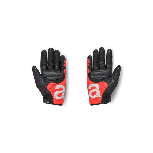 KOŽENÉ SPORTOVNÍ RUKAVICE APRILIA TWISTIES - ČERNÁ/ČERVENÁ - SPORTOVNÍ RUKAVICE - NA MOTORKÁŘE