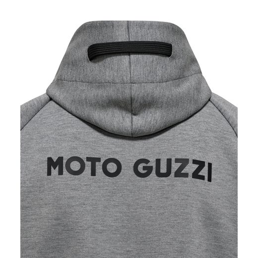 MG ESSENTIAL HOODIE UNISEX - ŠEDÁ - DÁRKY PRO FANOUŠKY MOTO GUZZI - NA MOTORKÁŘE