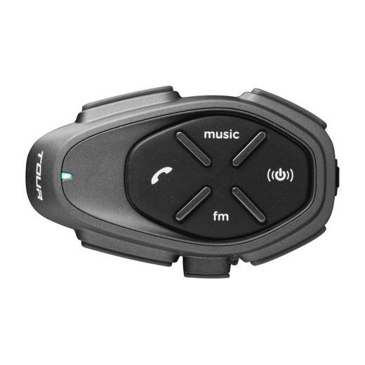 BLUETOOTH HANDSFREE PRO UZAVŘENÉ A OTEVŘENÉ PŘILBY CELLULARLINE INTERPHONE TOUR HD, SINGLE PACK - INTERKOMY - NA MOTORKÁŘE