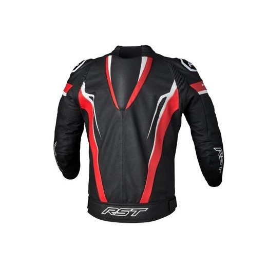 PÁNSKÁ KOŽENÁ BUNDA RST TRACTECH EVO 5 CE 3437 - ČERVENÁ