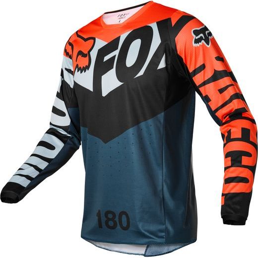 MOTOKROSOVÝ DRES FOX 180 TRICE MX22 - ORANŽOVÁ