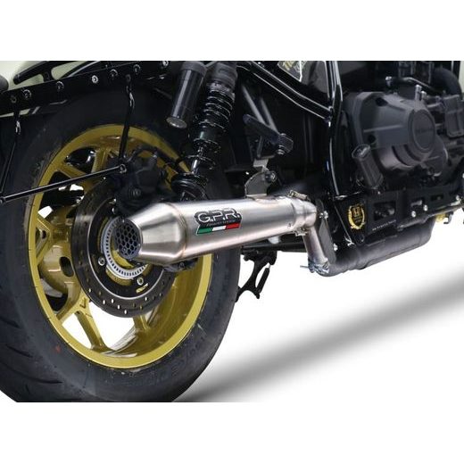 KONCOVKA VÝFUKU SLIP-ON GPR ULTRACONE H.267.ULTRA BROUŠENÁ NEREZOVÁ OCEL PRO HONDA CMX 1100 REBEL 2021-2024 - KONCOVKY VÝFUKU - NA MOTORKU