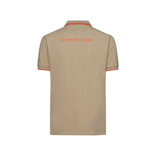 VESPA POLO TRIČKO DEC - BÉŽOVÁ 2026 - TRIČKA - NA MOTORKÁŘE