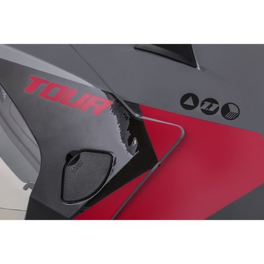 CASSIDA HELMA TOUR 1.1 SPECTRE - ČERVENÁ - ENDURO HELMY - NA MOTORKÁŘE