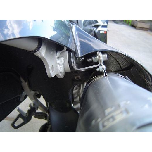 KONCOVKA VÝFUKU SLIP-ON GPR ALBUS CAT.55.ALB LESKLÁ BÍLÁ PRO SUZUKI DR-Z 400 SM 2005-2021 - KONCOVKY VÝFUKU - NA MOTORKU