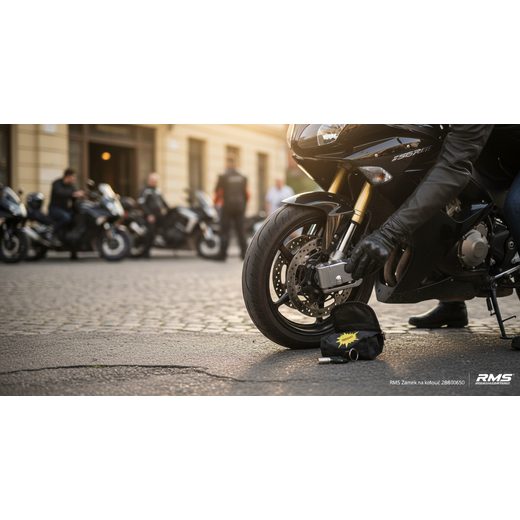 ZÁMEK NA KOTOUČ RMS 288000650 D6MM S ALARMEM A TAŠKOU - DÁRKY PRO SKÚTRISTY - NA MOTORKÁŘE