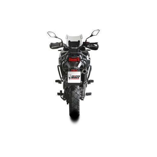 KONCOVKA VÝFUKU MIVV OVAL VO.004.LZC ČERNÝ S UHLÍKOVOU KONCOVKOU - KONCOVKY VÝFUKU - NA MOTORKU