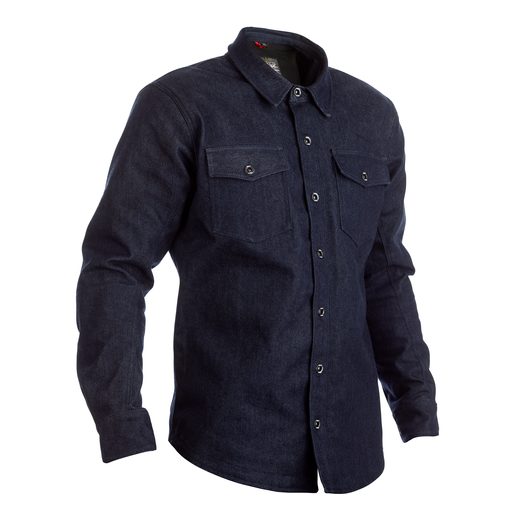 PÁNSKÁ KOŠILE RST DENIM REINFORCED LINED CE / 2411 - MODRÁ