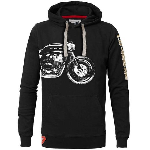 HONDA MIKINA S KAPUCOU CUSTOM - ČERNÁ 2026 - DÁRKY PRO FANOUŠKY HONDA - NA MOTORKÁŘE