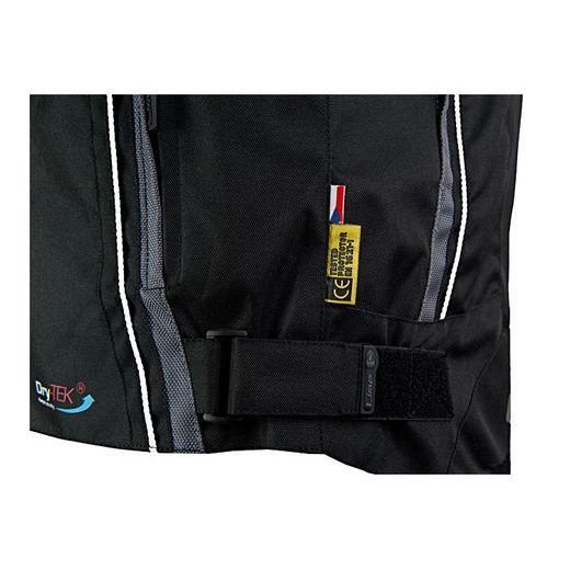 PÁNSKÁ TŘÍVRSTVÁ TEXTILNÍ BUNDA MBW NEO - ČERNO ŠEDÁ - TEXTILNÍ BUNDY - NA MOTORKÁŘE