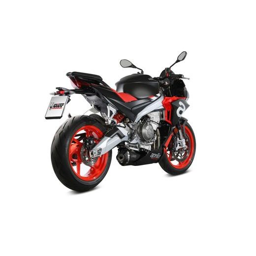 VÝFUK KOMPLETNÍ 2X1 MIVV DELTA RACE A.014.LDRB ČERNÁ - VÝFUKY - NA MOTORKU