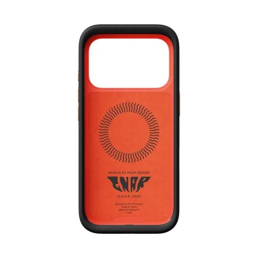 PEAK DESIGN GNAR CASE IPHONE 18 - KORÁLOVĚ ORANŽOVÁ - KRYTY NA TELEFON - NA MOTORKU