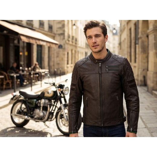 KAWASAKI PÁNSKÁ KOŽENÁ BUNDA OXFORD - KOŽENÉ BUNDY - NA MOTORKÁŘE