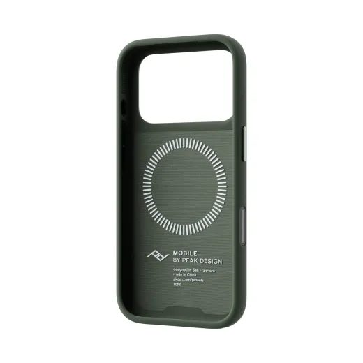PEAK DESIGN SLIMLINK CASE S POUTKEM - IPHONE 18 - ZELENÁ ŠALVEJ - KRYTY NA TELEFON - NA MOTORKU