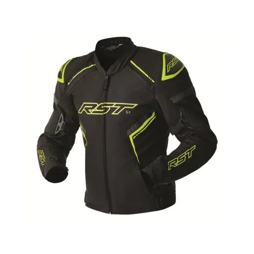 PÁNSKÁ TEXTILNÍ BUNDA - RST 103614 S1 D3O TEXTILE JACKET - ŽLUTÁ - TEXTILNÍ BUNDY - NA MOTORKÁŘE