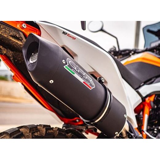 KONCOVKA VÝFUKU SLIP-ON GPR FURORE EVO4 NERO KT.100.2.FNE4 MATNÁ ČERNÁ ZAHRNUJE SPOJOVACÍ SVOD A ODNÍMATELNÝ DB KILLER - KONCOVKY VÝFUKU - NA MOTORKU