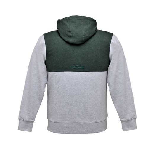 PÁNSKÁ MIKINA MOTO GUZZI  "100." - ŠEDÁ