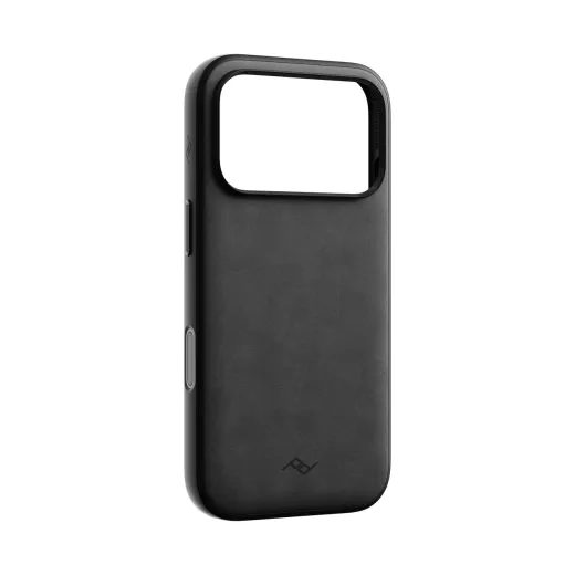 PEAK DESIGN EVERYDAY CASE - IPHONE 18 - ČERNÁ KŮŽE - KRYTY NA TELEFON - NA MOTORKU