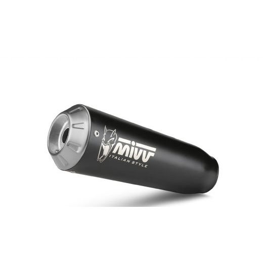 KONCOVKA VÝFUKU MIVV X-M1 HU.005.LC4B ČERNÁ - KONCOVKY VÝFUKU - NA MOTORKU