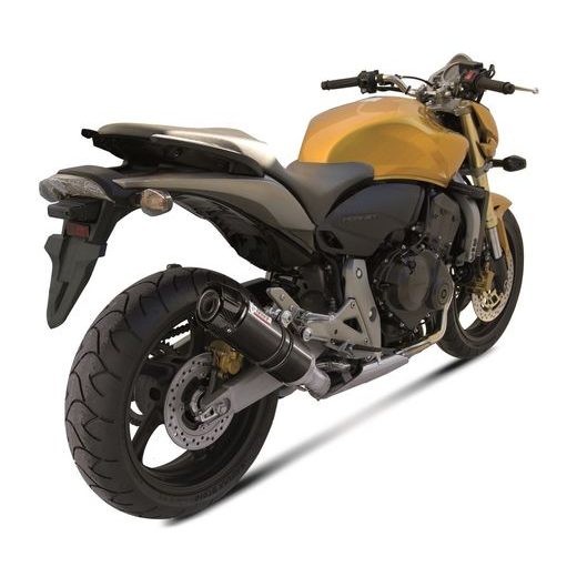 KONCOVKA VÝFUKU MIVV GP H.038.LXBC ČERNÝ S UHLÍKOVOU KONCOVKOU - KONCOVKY VÝFUKU - NA MOTORKU