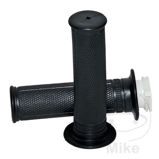 RUKOJETI JMP ČERNÝ D.22 MM. L. 114MM CLOSED - GRIPY A RUKOJETI - NA MOTORKU