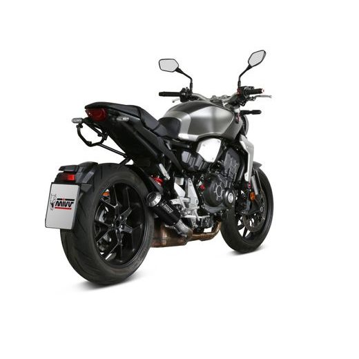 KONCOVKA VÝFUKU MIVV MK3 H.068.LM3B ČERNÁ OCEL - KONCOVKY VÝFUKU - NA MOTORKU