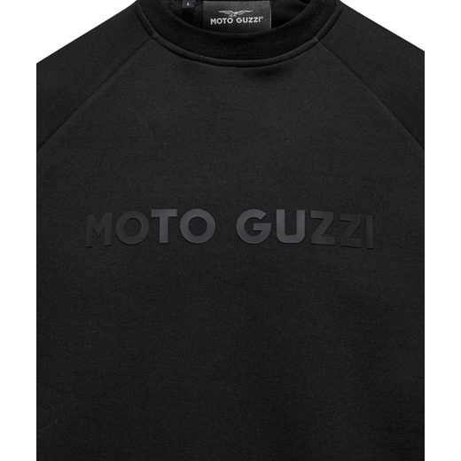 MG ESSENTIAL SWEATSHIRT MAN - ČERNÁ - DÁRKY PRO FANOUŠKY MOTO GUZZI - NA MOTORKÁŘE